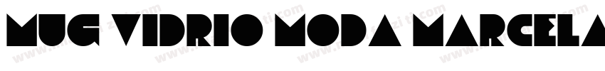MUG VIDRIO MODA MARCELA字体转换